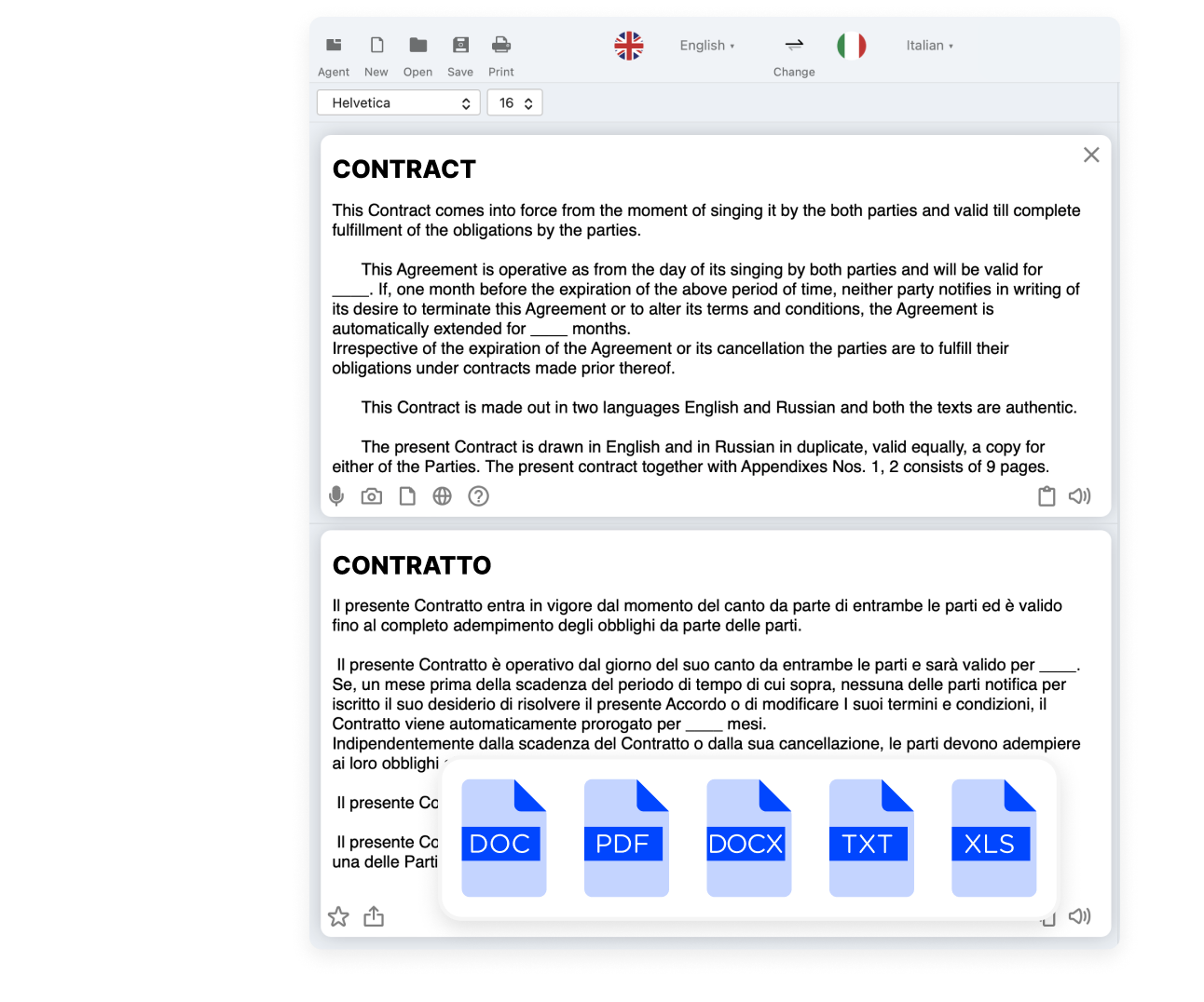 Translate Various Types of Documents